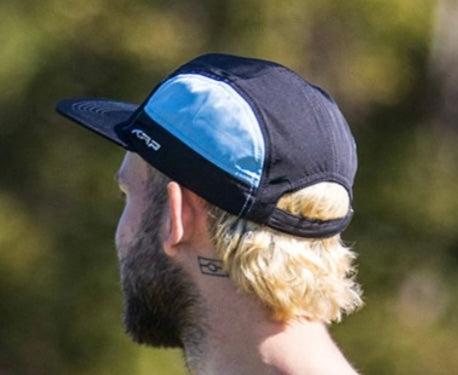 Coastal Black/Pink 7 Panel SnapBack Cap