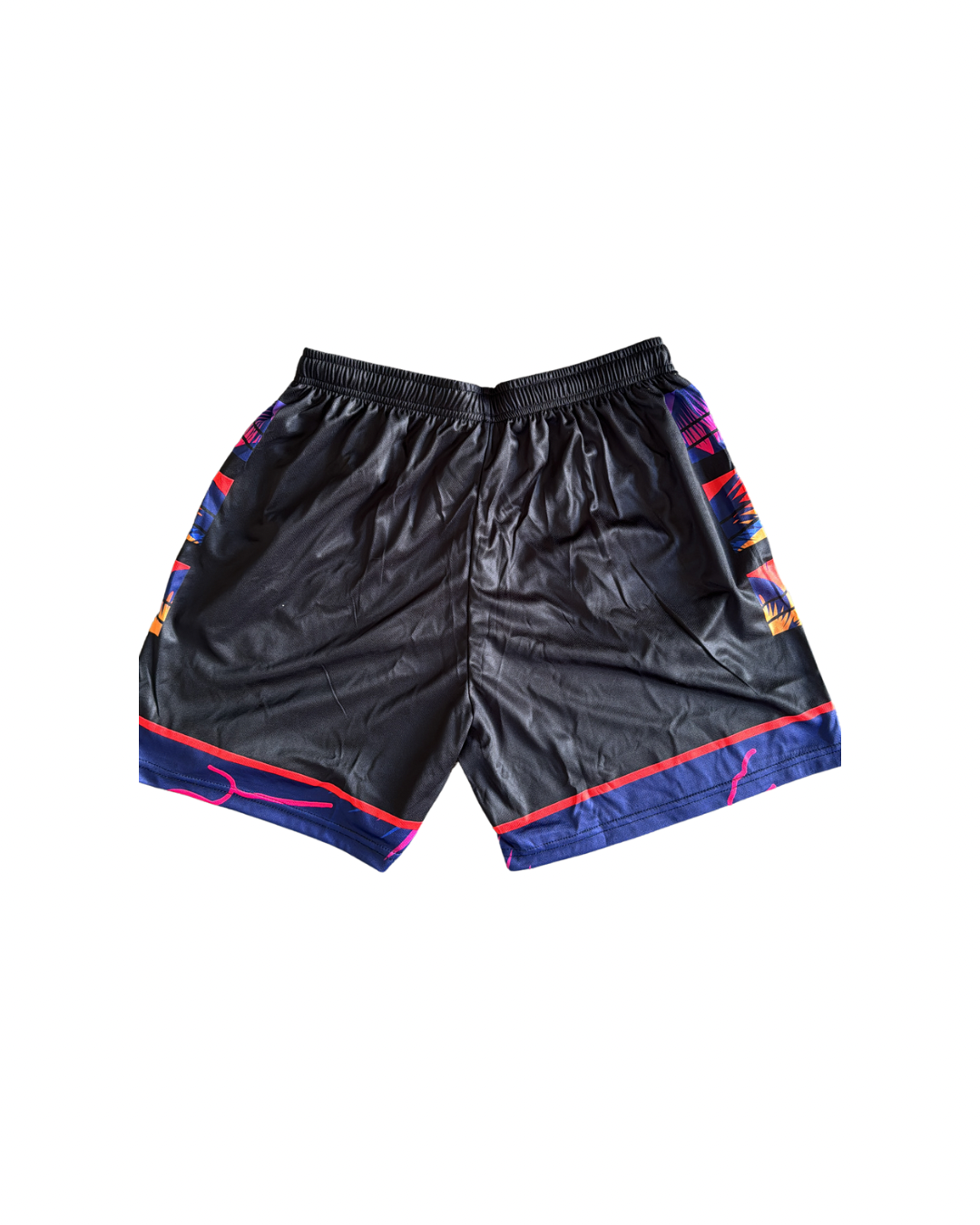 Coastal Dusk Palm Sports Shorts