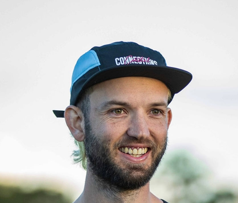 Coastal Black/Pink 7 Panel SnapBack Cap